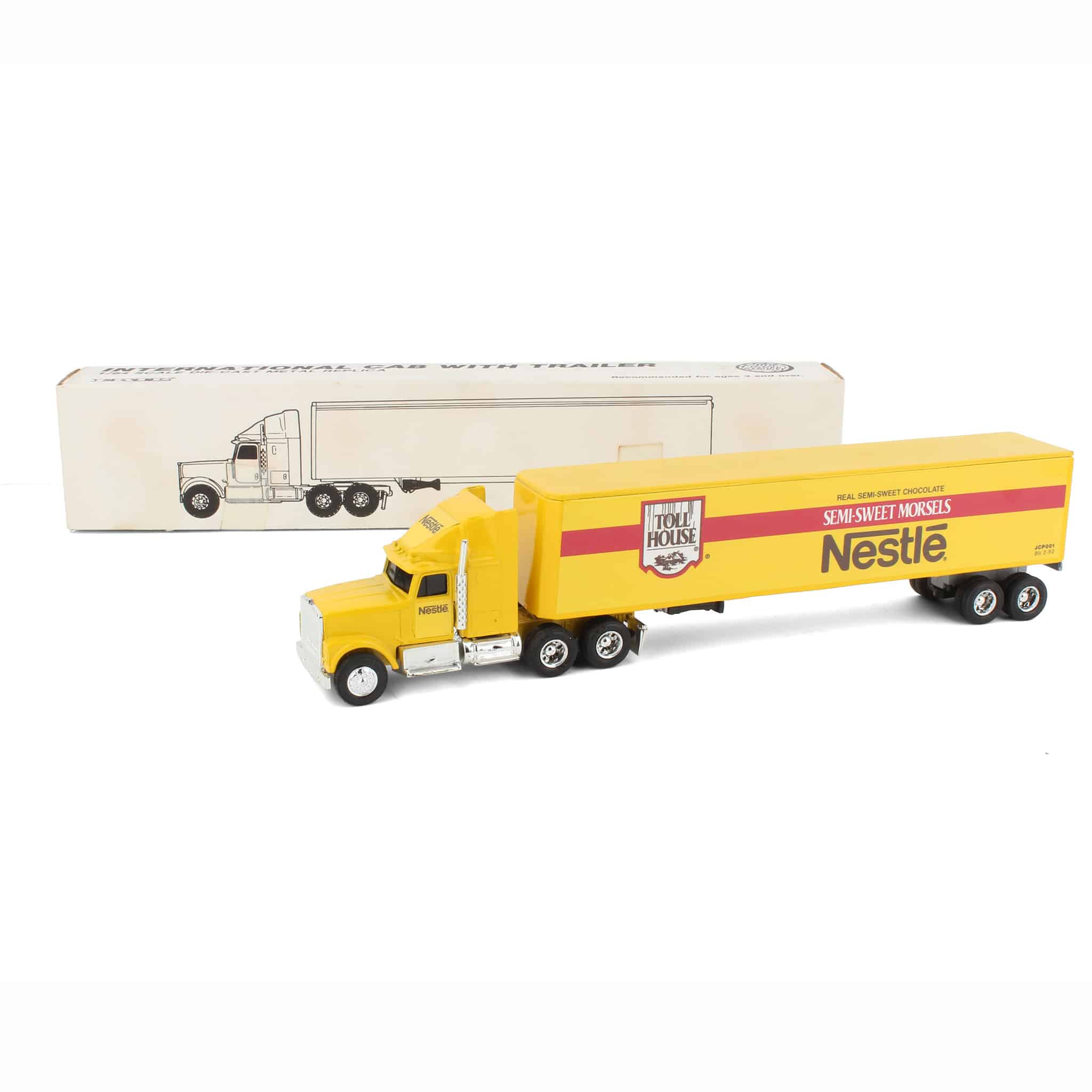 1/64 International Navistar Semi Truck and Box Trailer, Nestle Toll House Chocolates by ERTL