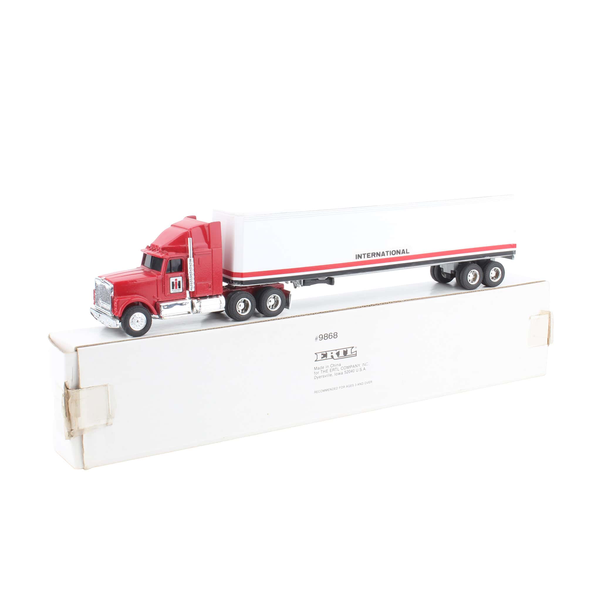 1/64 International Navistar Semi Truck & Trailer, International Harvester Deco by ERTL - Image 2
