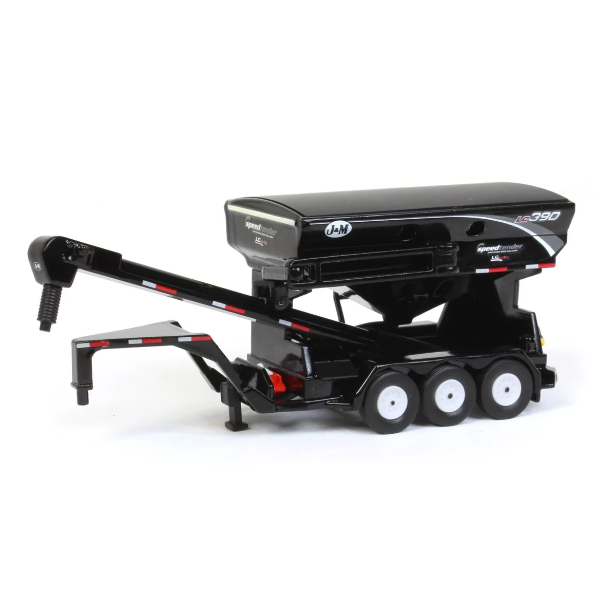 1/64 Black J&M LC390 Tri-axle Gooseneck Seed Tender by SpecCast