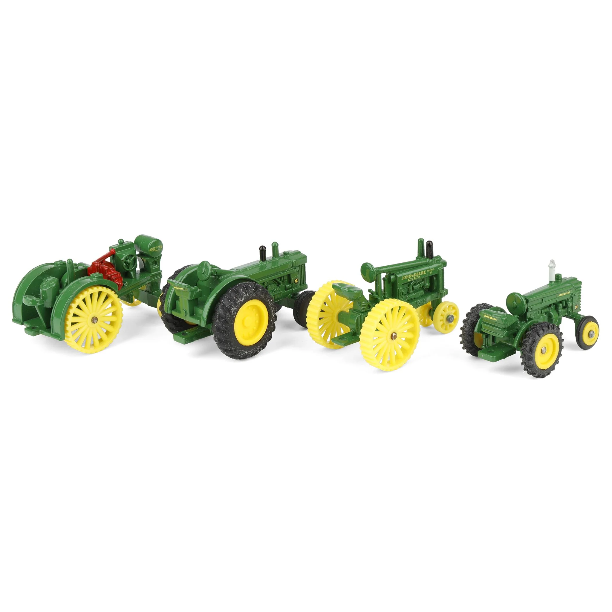 1/64 John Deere Tractors 4 Piece Historical Boxed Set with Waterloo Boy, R, G & M by ERTL - Image 3