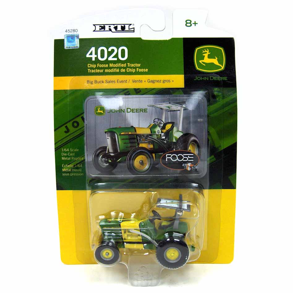 1/64 John Deere 4020 Tractor with Foose Design by ERTL