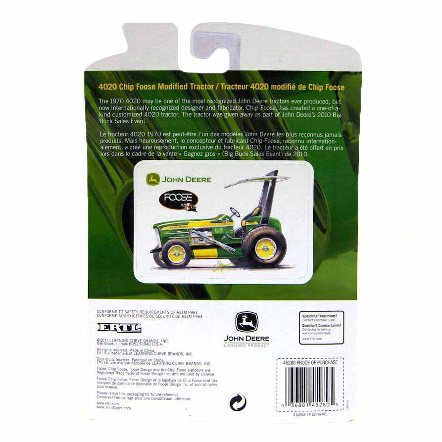 1/64 John Deere 4020 Tractor with Foose Design by ERTL - Image 4