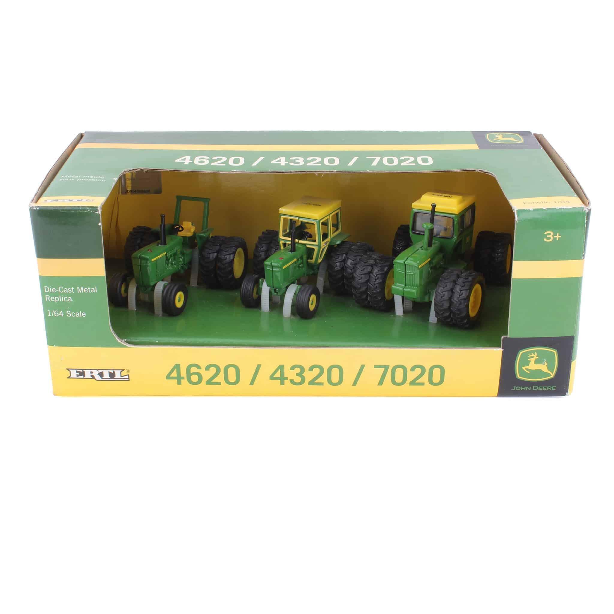 1/64 John Deere 4320, 4620, 7020 3 Piece 40th Anniversary Set