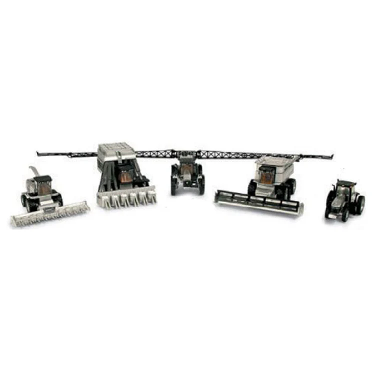 1/64 John Deere 5-Piece Chrome Plated Farming Set by ERTL