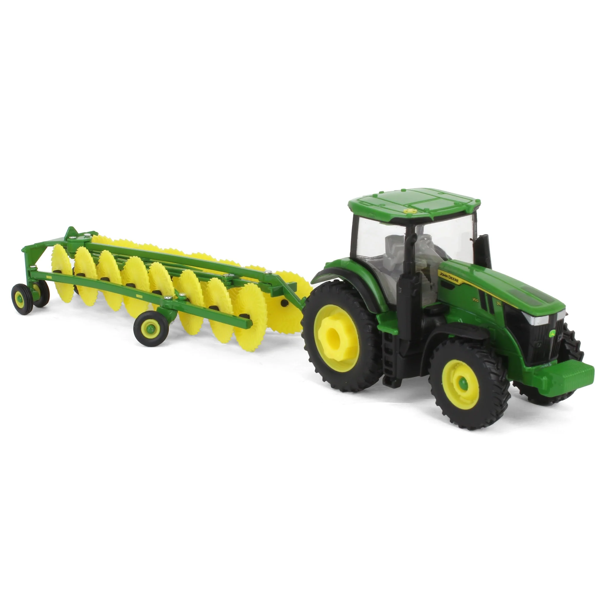 1/64 John Deere Haying Set with Windrower, Tractor, Hay Rake, Baler & 6 Bales, ERTL Replica Play - Image 6