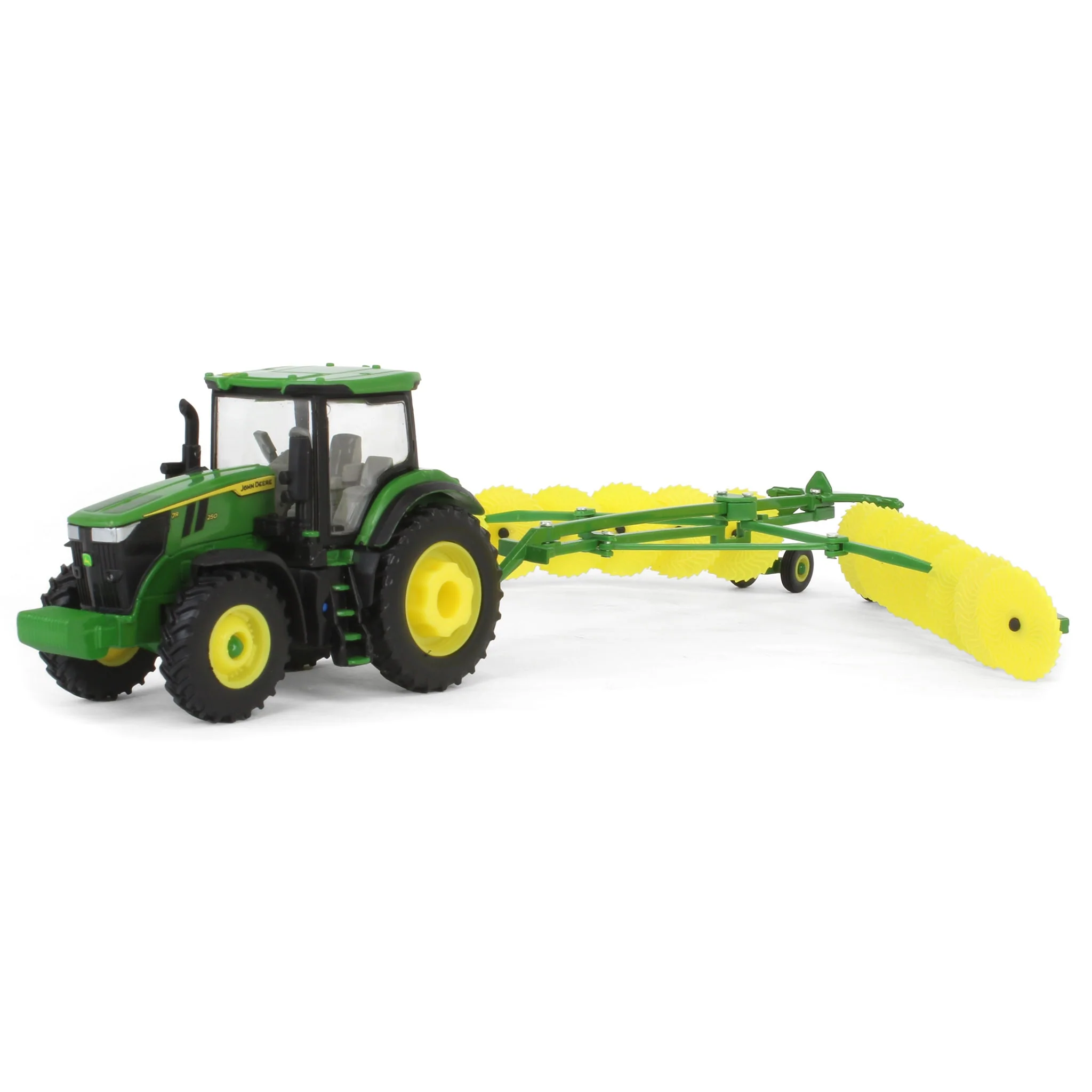 1/64 John Deere Haying Set with Windrower, Tractor, Hay Rake, Baler & 6 Bales, ERTL Replica Play - Image 8