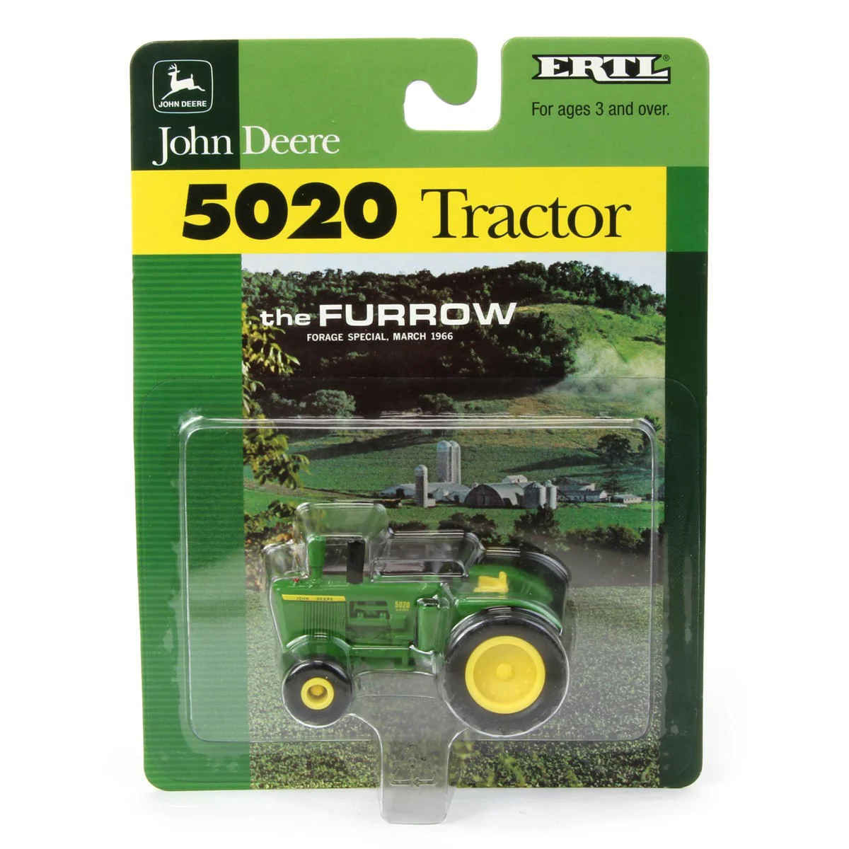 1/64 John Deere 5020 Diesel Tractor by ERTL, Furrow Series Special Edition