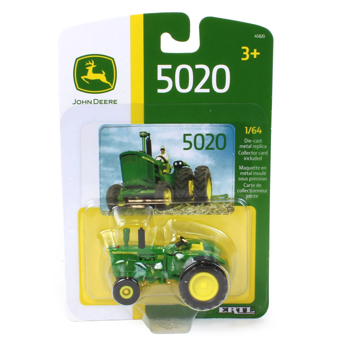 1/64 John Deere 5020 Tractor with Rear Duals by ERTL - Image 5