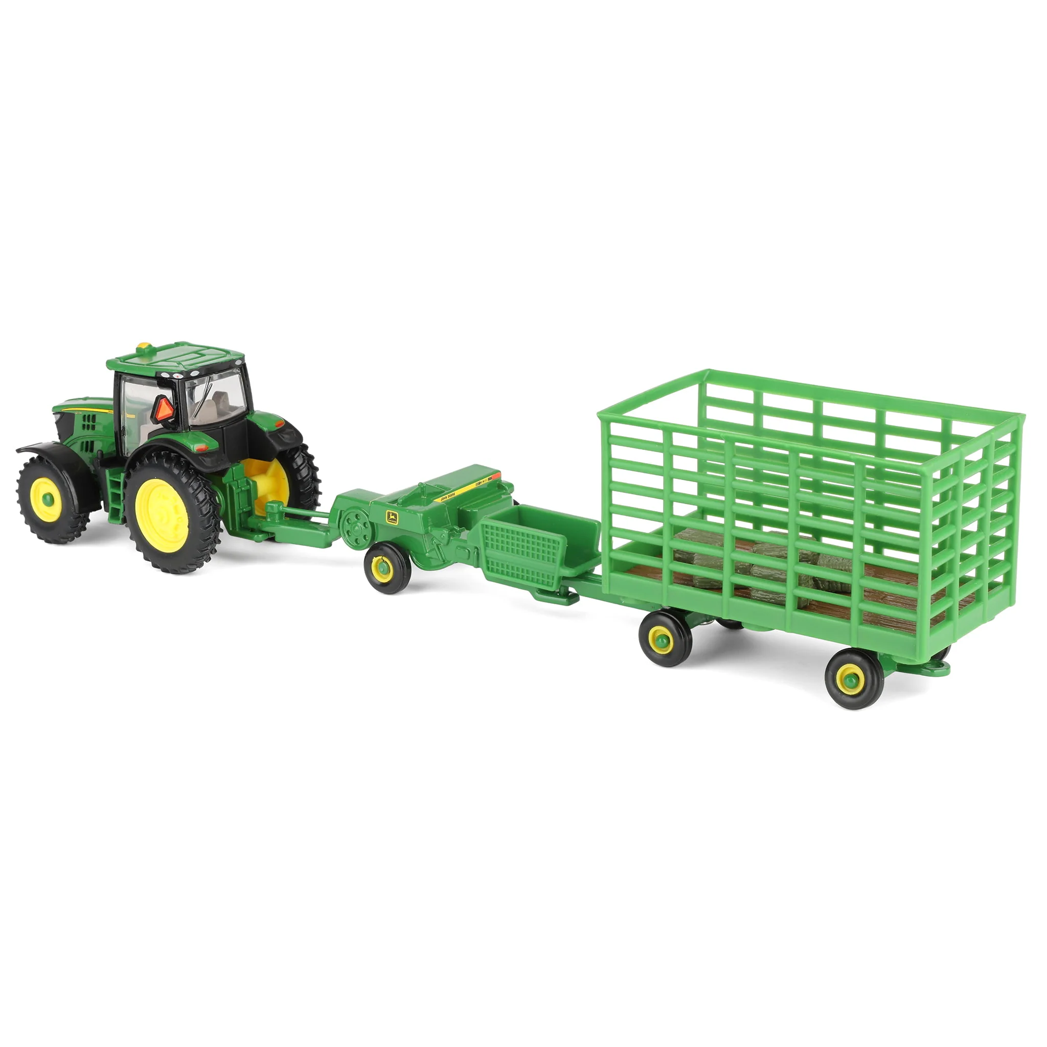 1/64 John Deere 6210R Tractor Haying Set by ERTL - Image 3