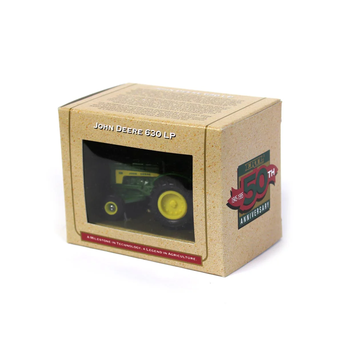 1/64 John Deere 630 LP Tractor with Wide Front, ERTL 50th Anniversary Boxed Edition