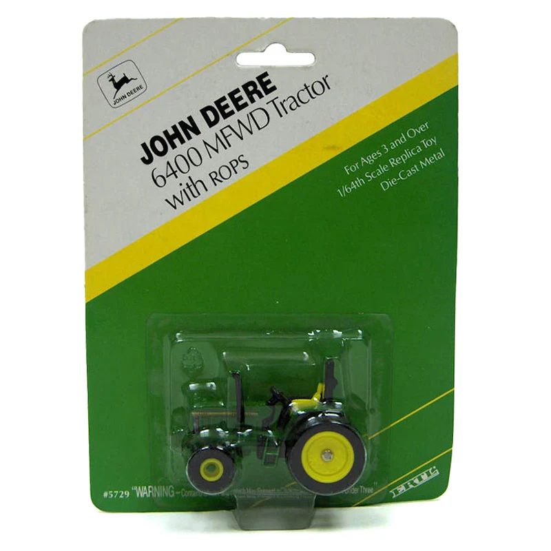1/64 John Deere 6400 MWFD Tractor with ROPS by ERTL