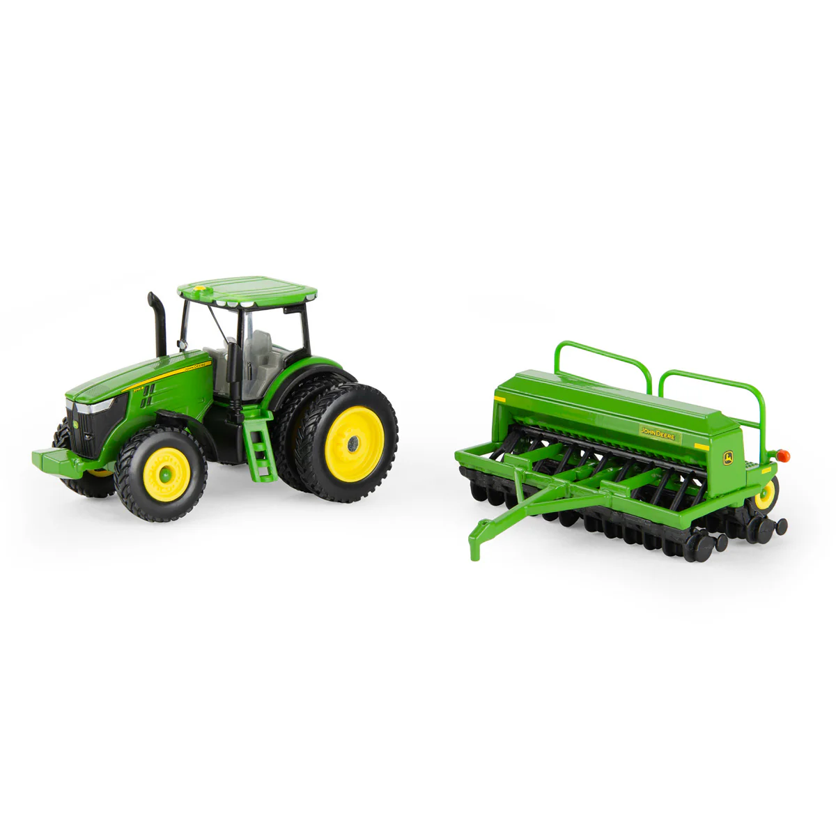 1/64 John Deere 7215R Tractor with Grain Drill by ERTL - Image 2