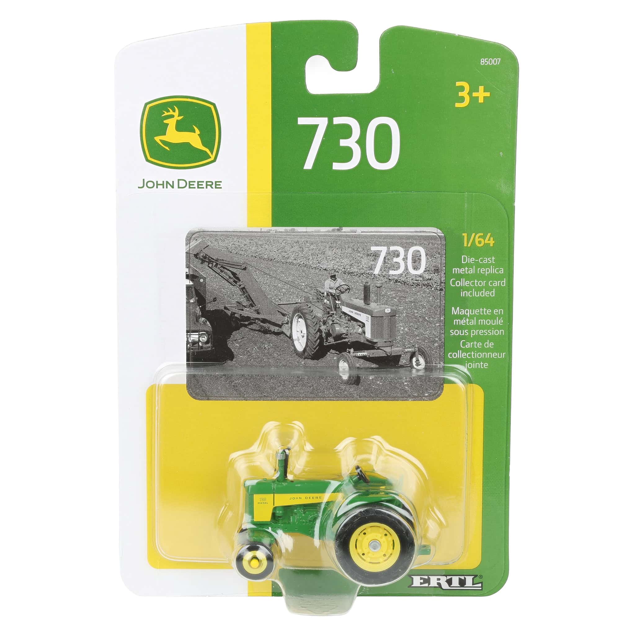 1/64 John Deere 730 Tractor with Wide Front by ERTL - Image 6