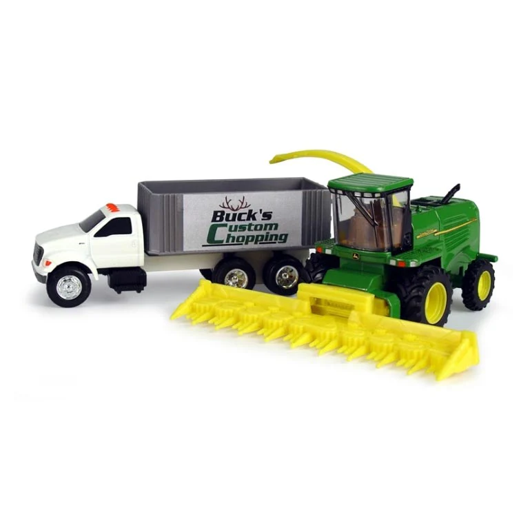 1/64 John Deere 7500 SP Forage Harvester with Silage Truck by ERTL - Image 3