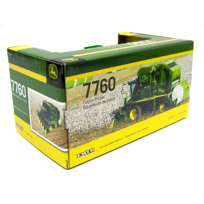 1/64 John Deere 7760 Cotton Picker with Round Bale Module by ERTL - Image 2