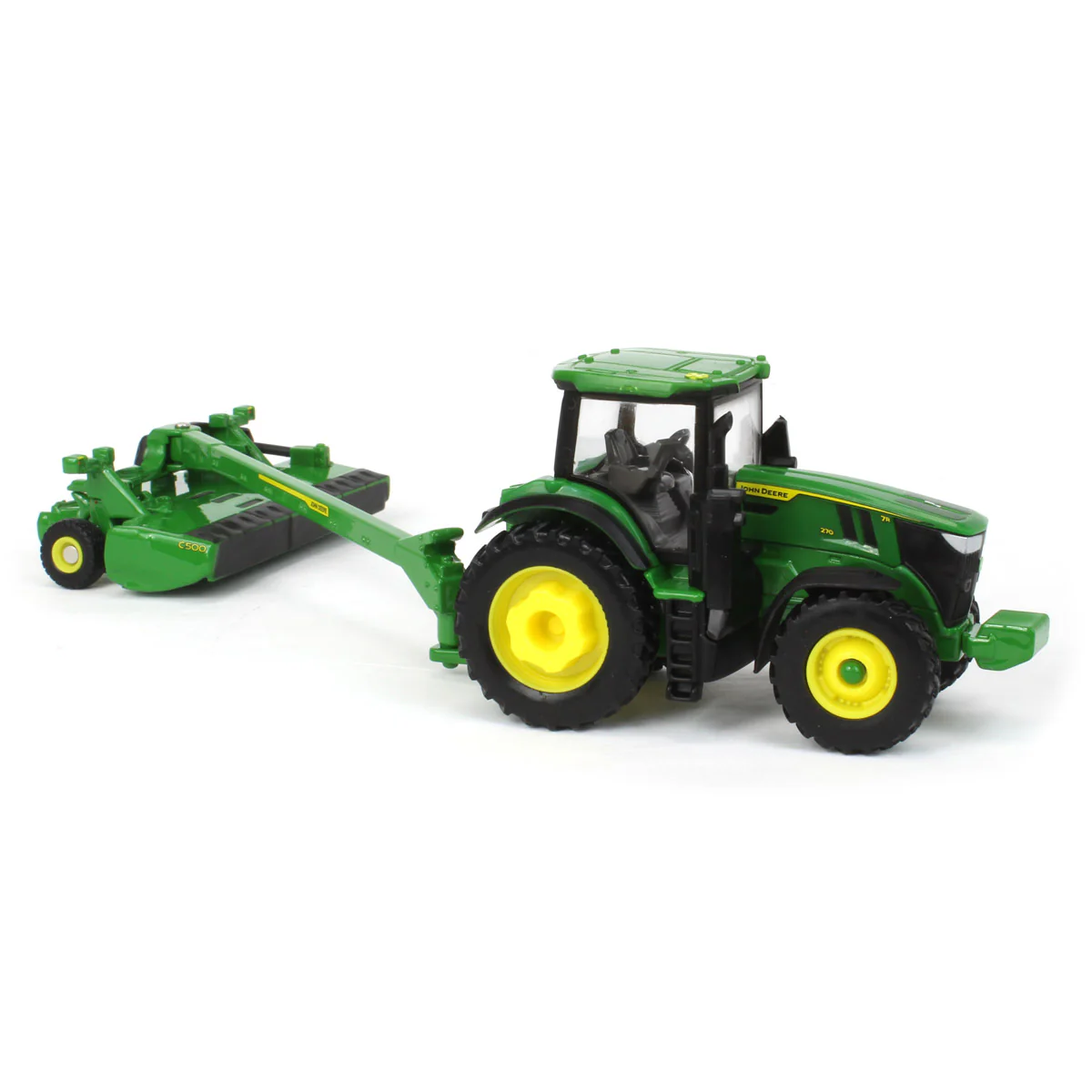 1/64 John Deere 7R 270 Tractor with C500 Mower by ERTL - Image 2