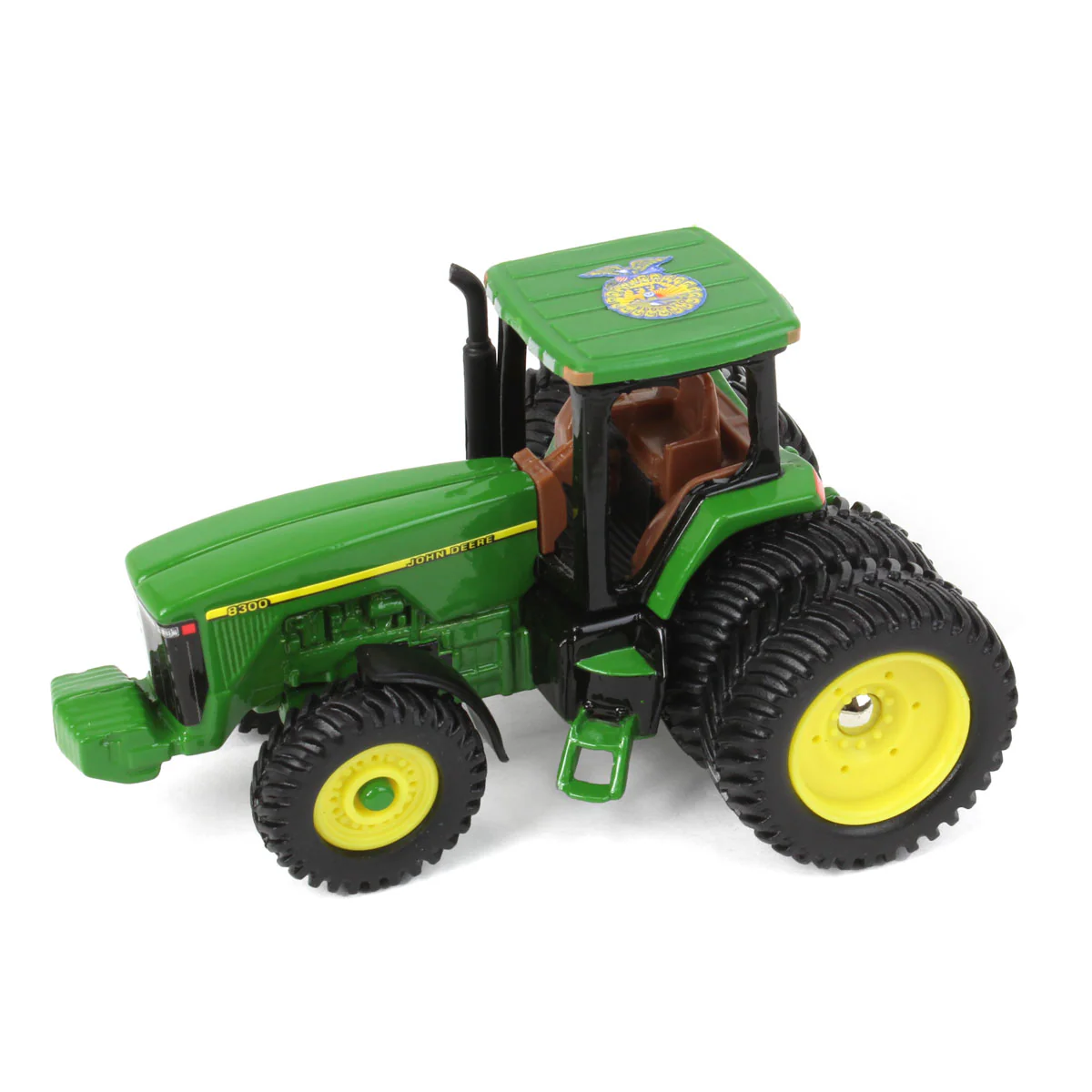1/64 John Deere 8300 MFWD Tractor with Rear Duals & FFA Logo by ERTL - Image 5