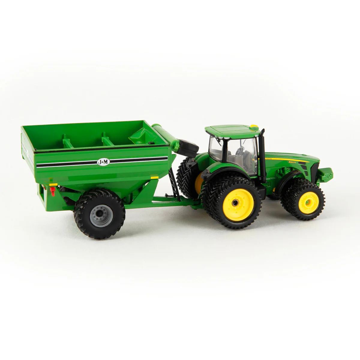 1/64 John Deere 8320R Tractor with Duals & J&M Grain Cart by ERTL - Image 4