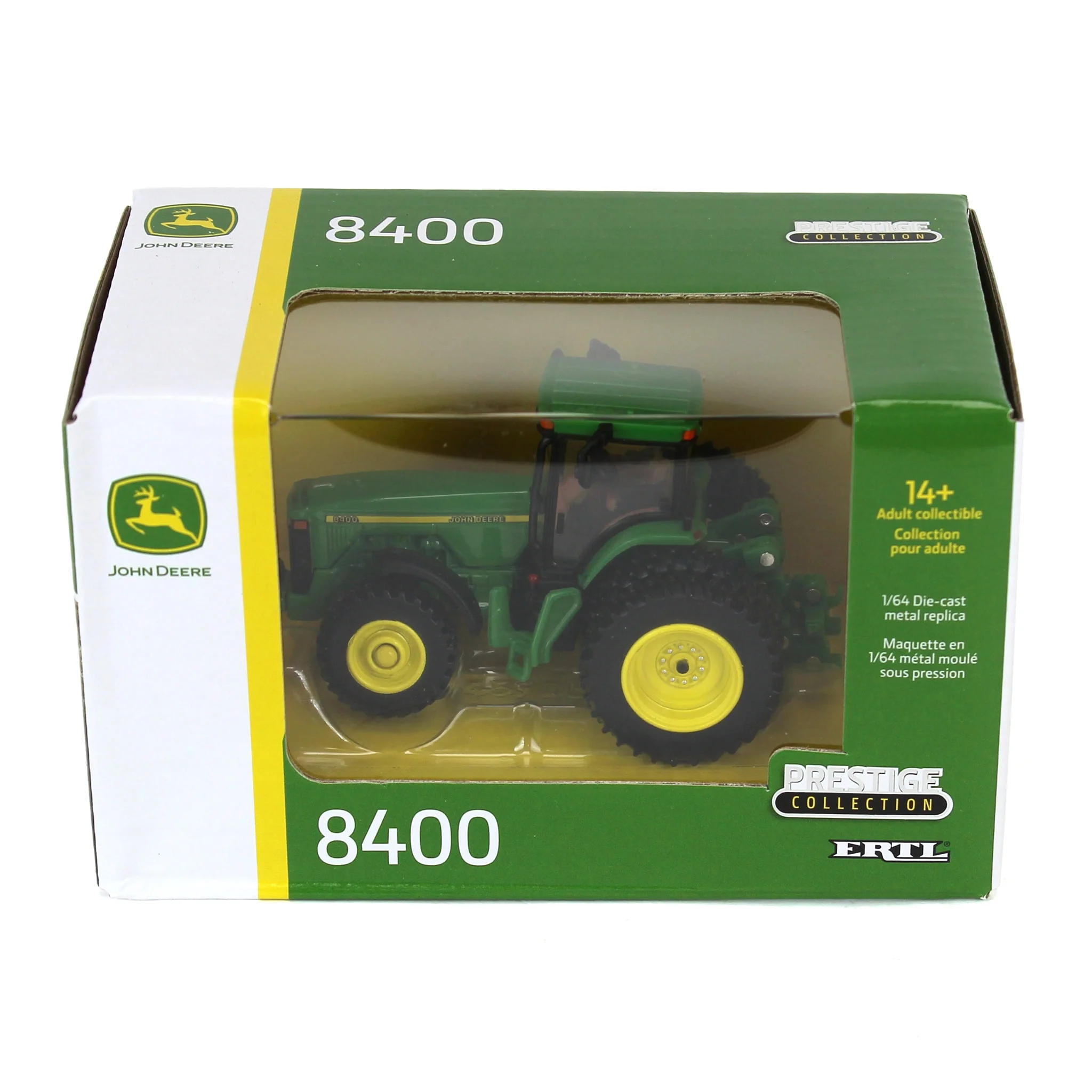 1/64 John Deere 8400 Tractor with MFD & Rear Duals, ERTL Prestige Collection - Image 7