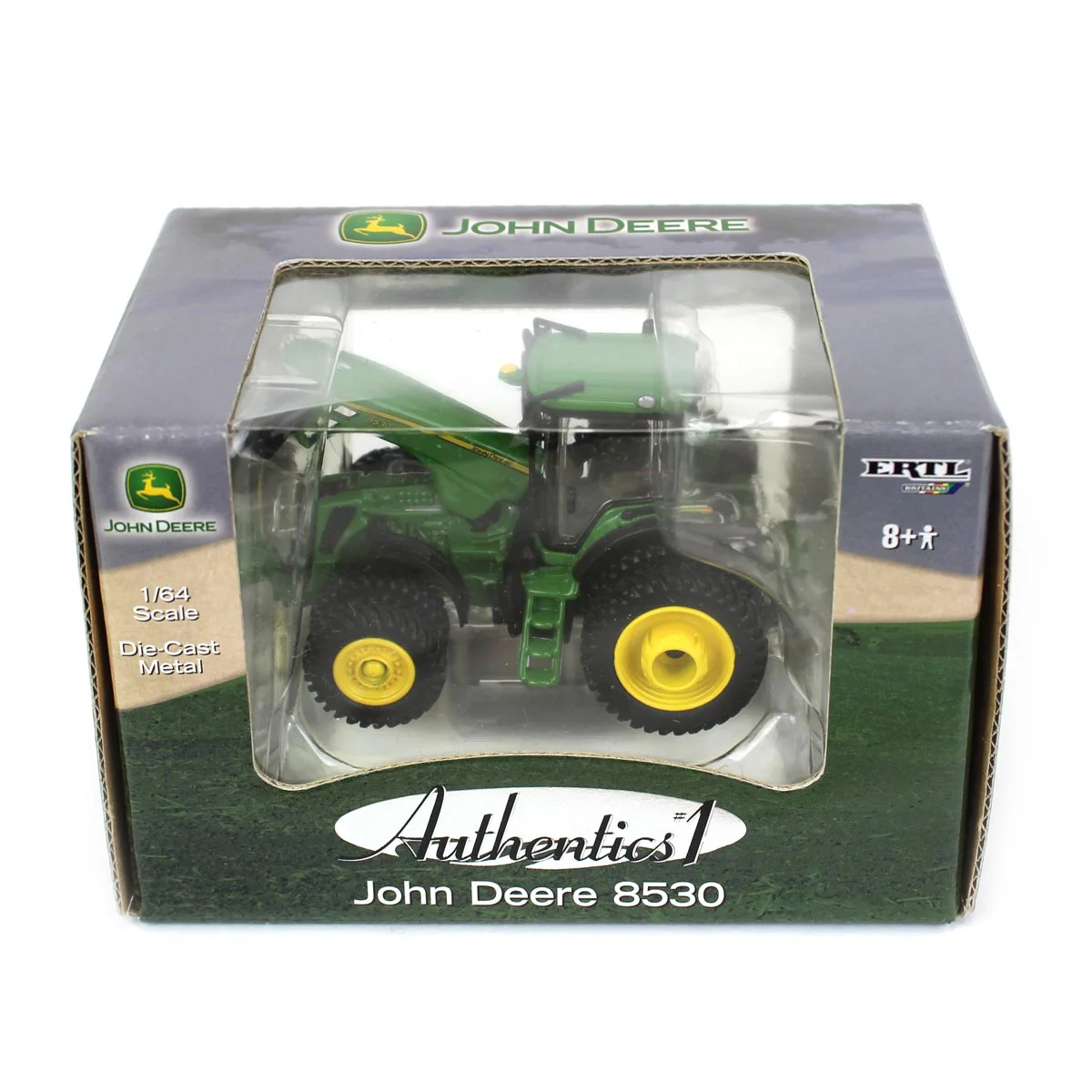 1/64 John Deere 8530 with Front & Rear Duals, Precision Authentics #1 by ERTL - Image 4