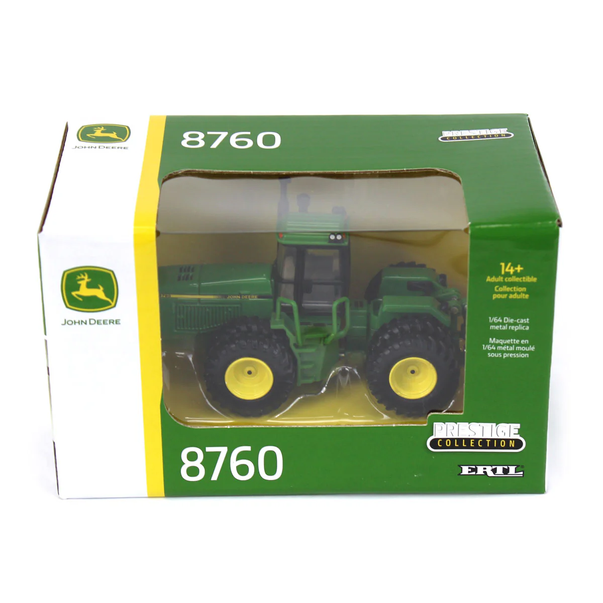 1/64 John Deere 8760 4WD Tractor with Front & Rear Duals by ERTL - Image 7