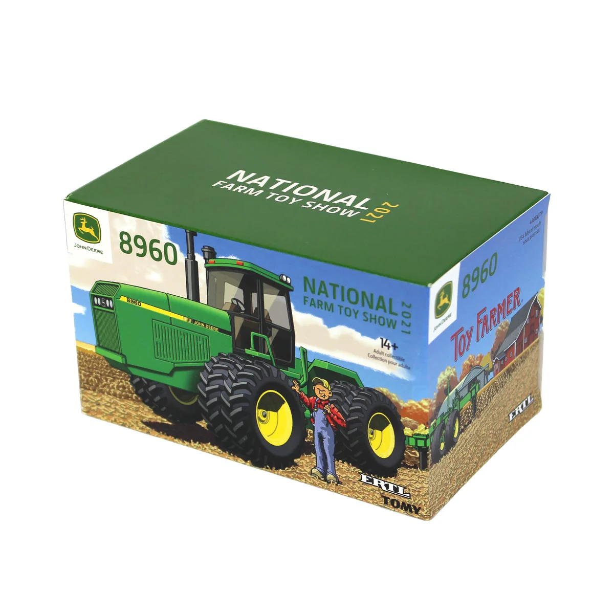 1/64 John Deere 8960 Tractor by ERTL, 2021 National Farm Toy Show Collector Edition - Image 8