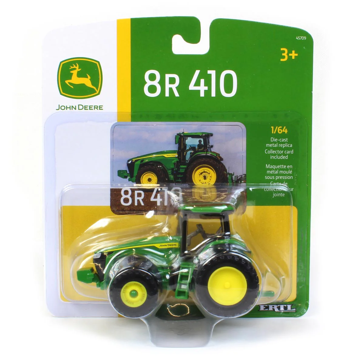 1/64 John Deere 8R 410 Tractor with Front & Rear Duals by ERTL - Image 5