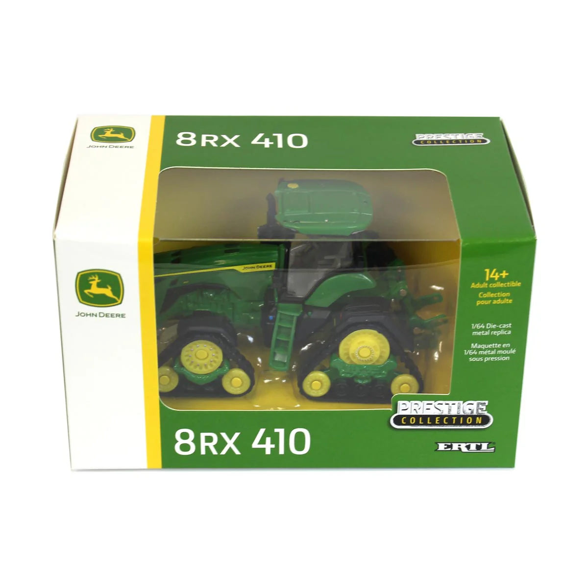 1/64 John Deere 8RX 410 4WD Tractor with Tracks, ERTL Prestige Collection - Image 8