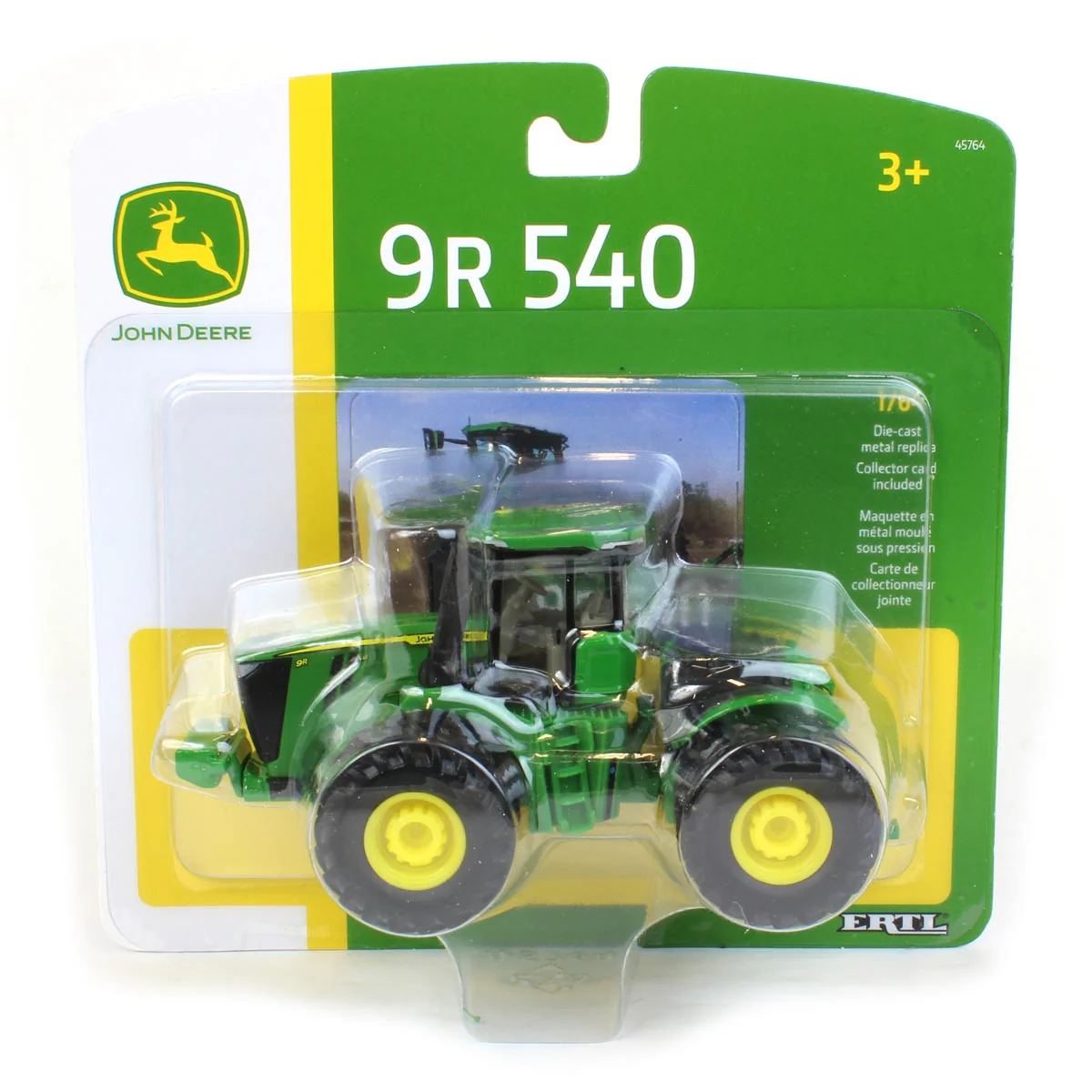 1/64 John Deere 9R 540 Tractor with Front & Rear Duals by ERTL - Image 6