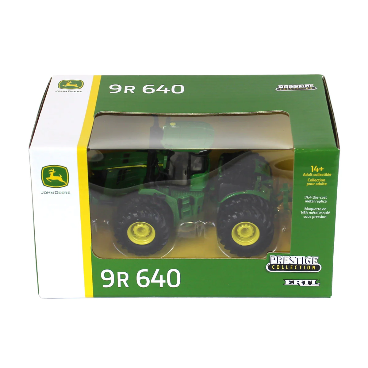 1/64 John Deere 9R 640 Tractor with Front & Rear Duals, ERTL Prestige Collection - Image 6