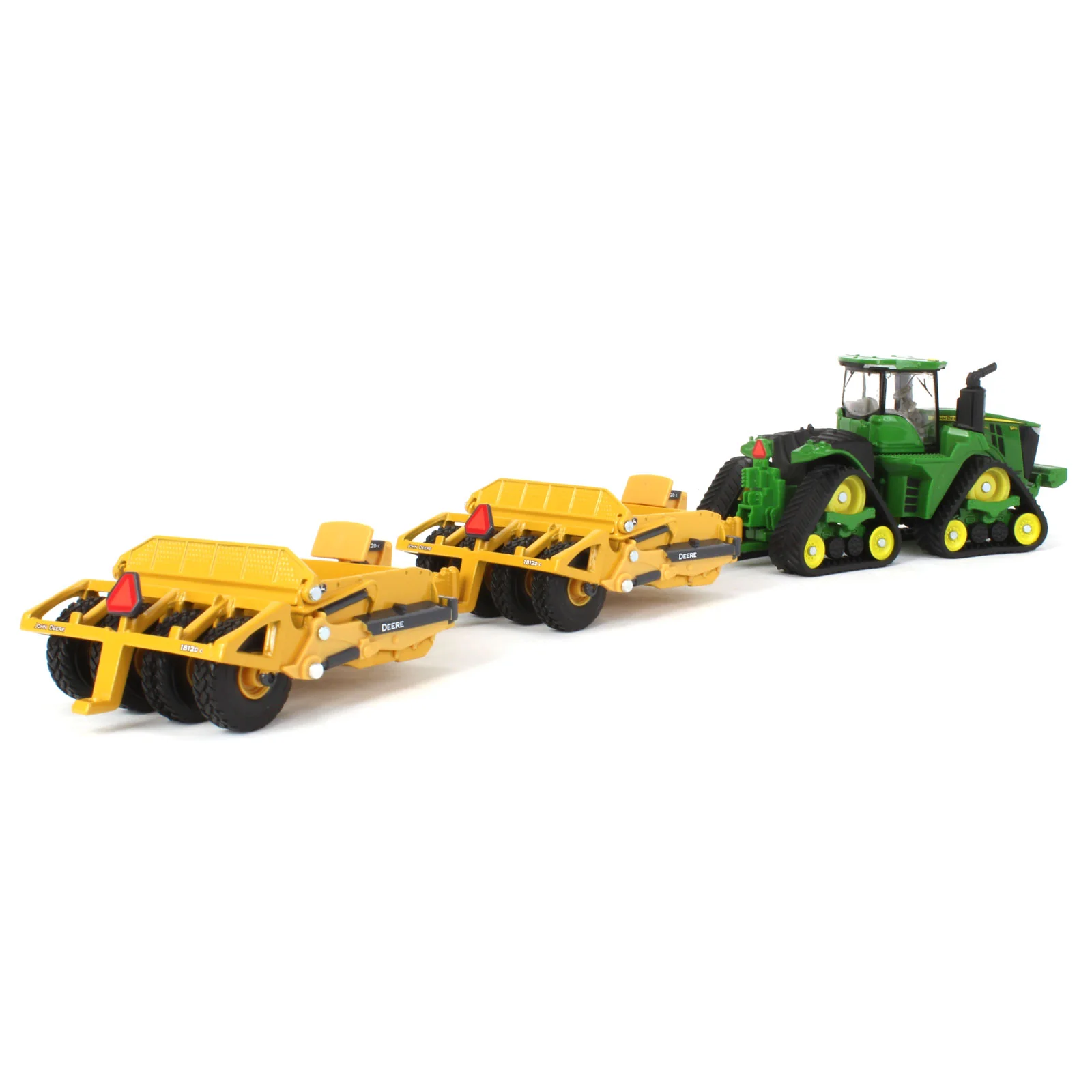 1/64 John Deere 9RX 590 Scraper Special Tractor with (2) 1812DC Scrapers by ERTL - Image 3