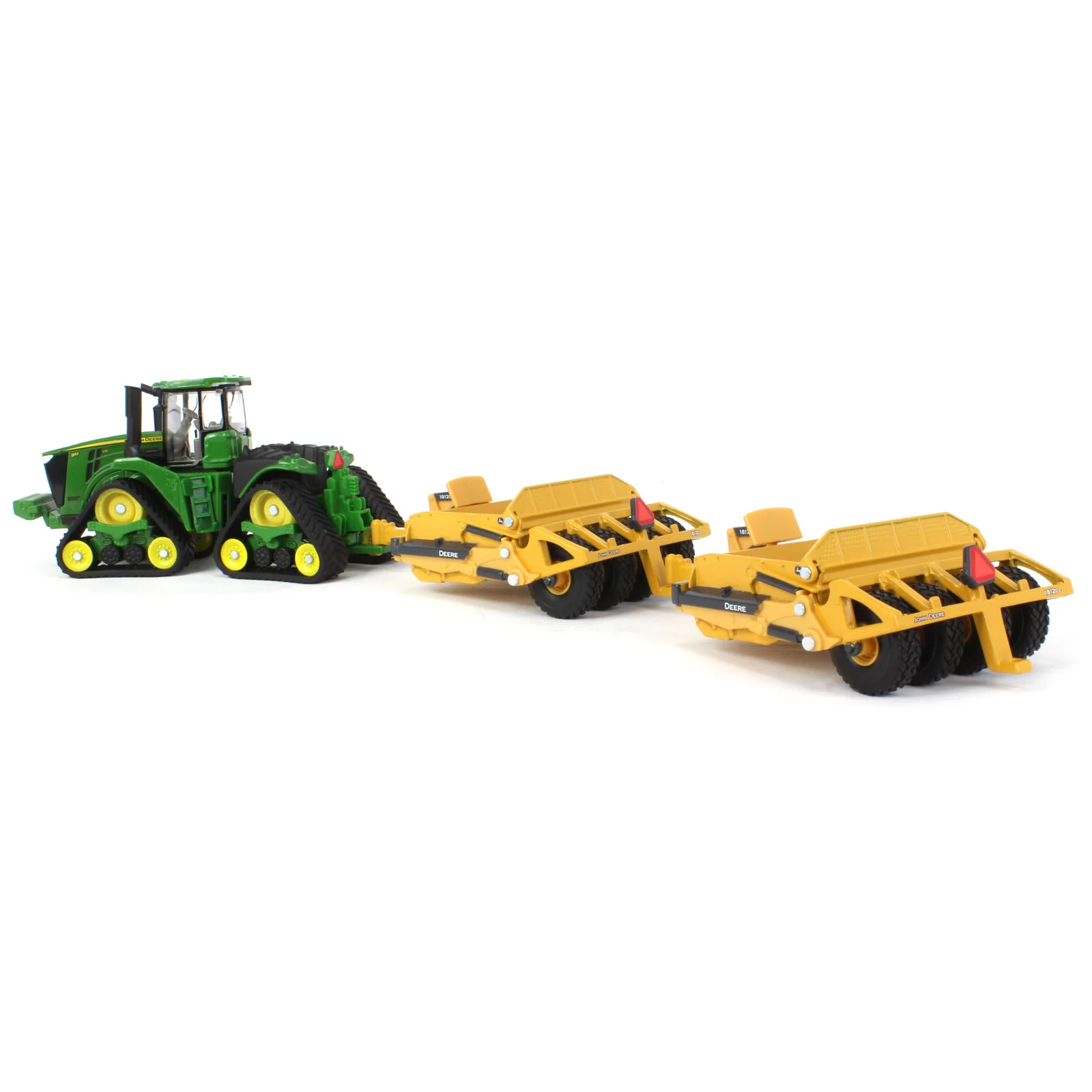 1/64 John Deere 9RX 590 Scraper Special Tractor with (2) 1812DC Scrapers by ERTL - Image 4