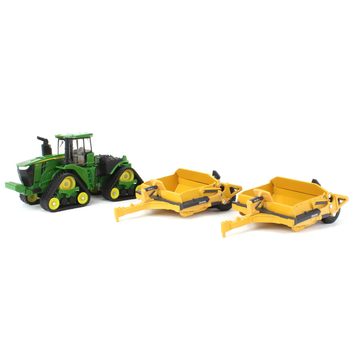 1/64 John Deere 9RX 590 Scraper Special Tractor with (2) 1812DC Scrapers by ERTL - Image 5