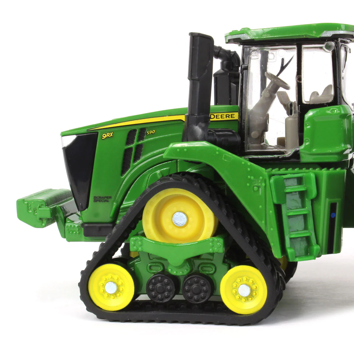 1/64 John Deere 9RX 590 Scraper Special Tractor with (2) 1812DC Scrapers by ERTL - Image 6