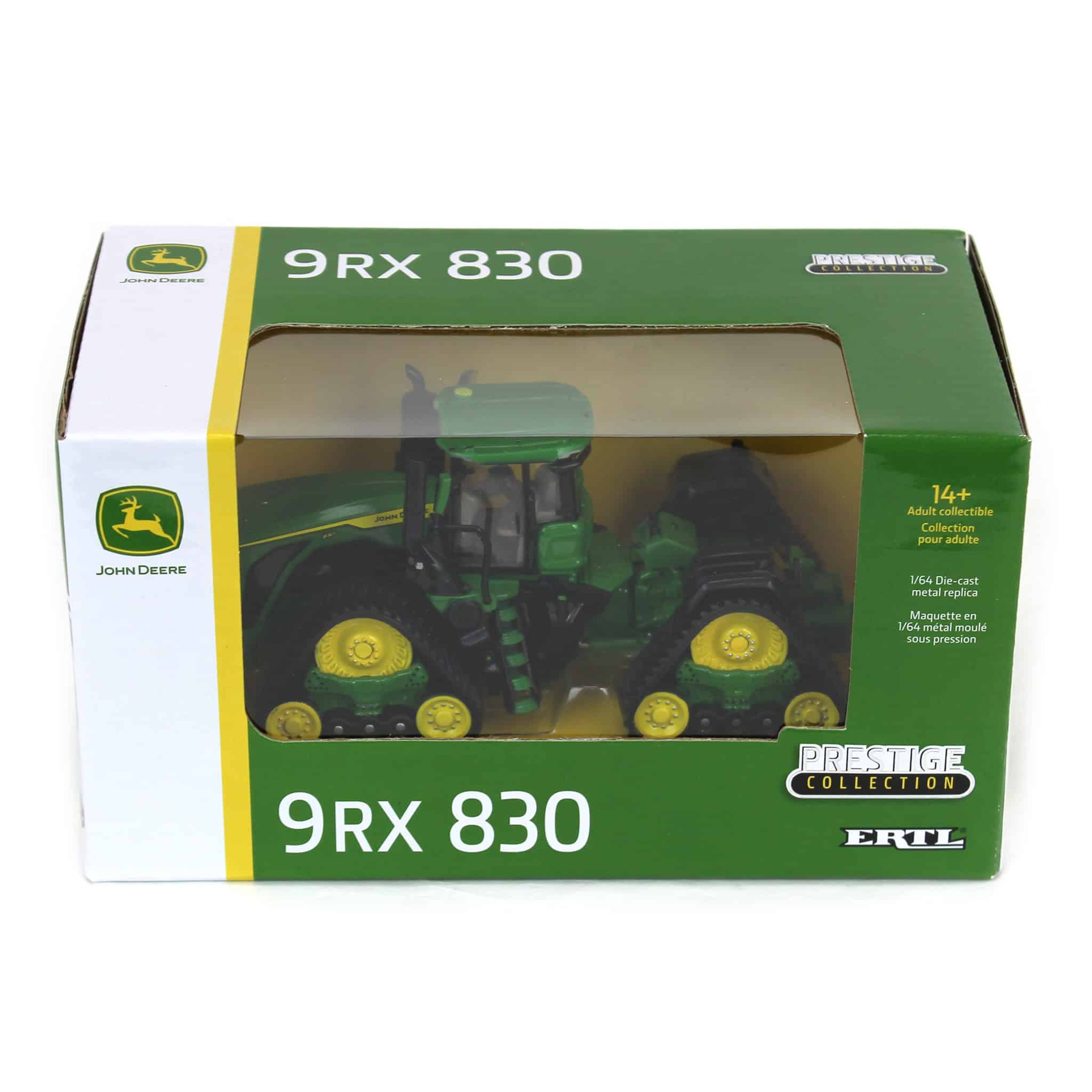 1/64 John Deere 9RX 830 Tracked Tractor, ERTL Prestige Collection - Image 8
