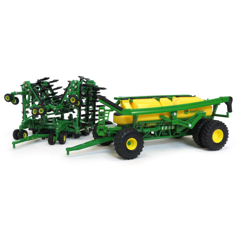 1/64 John Deere Air Seeder Set with 1870 Air Drill & C850 Air Cart - Image 3
