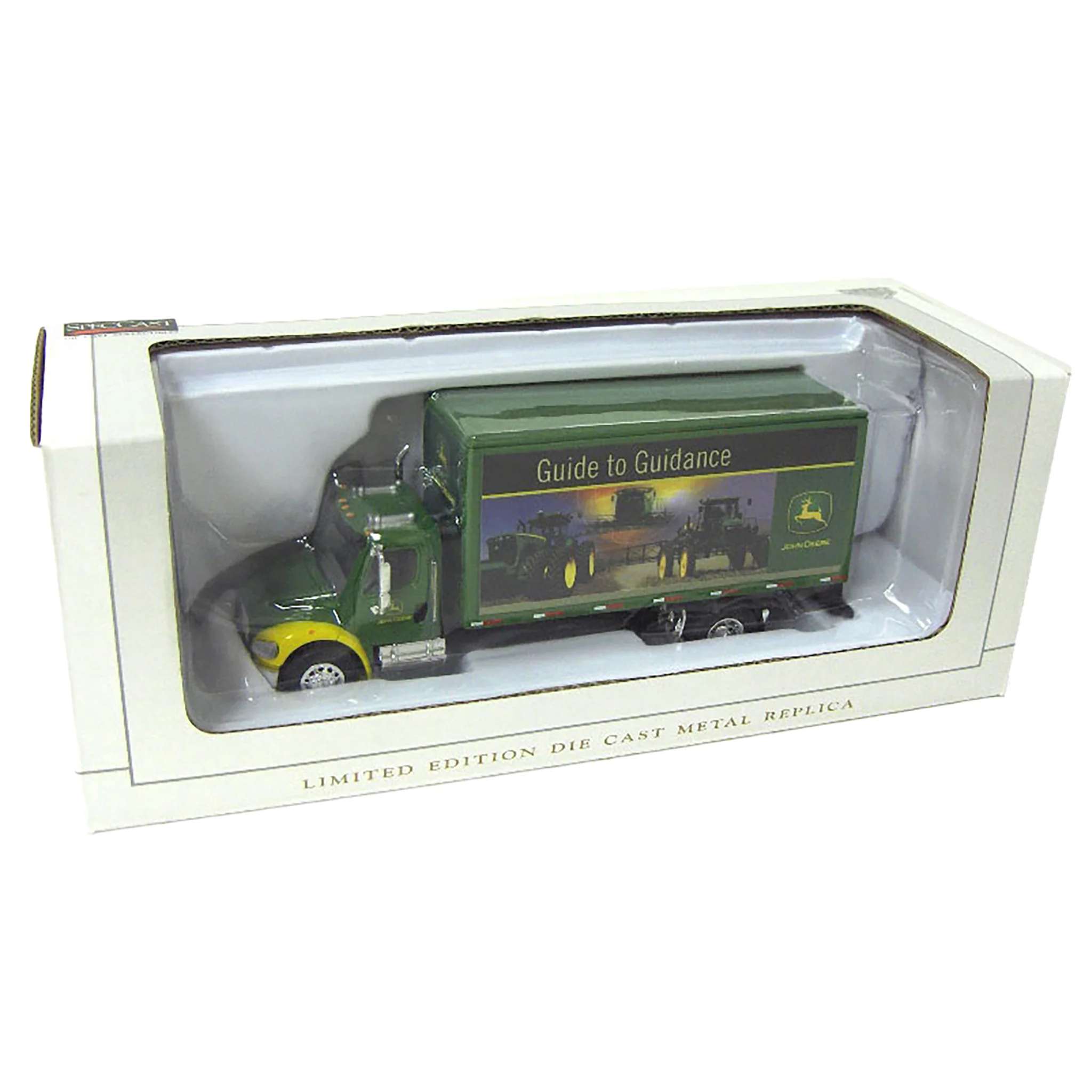 1/64 John Deere Freightliner M2 Van Box Truck with John Deere Guide to Guidance Decor, Limited Edition by SpecCast - Image 2