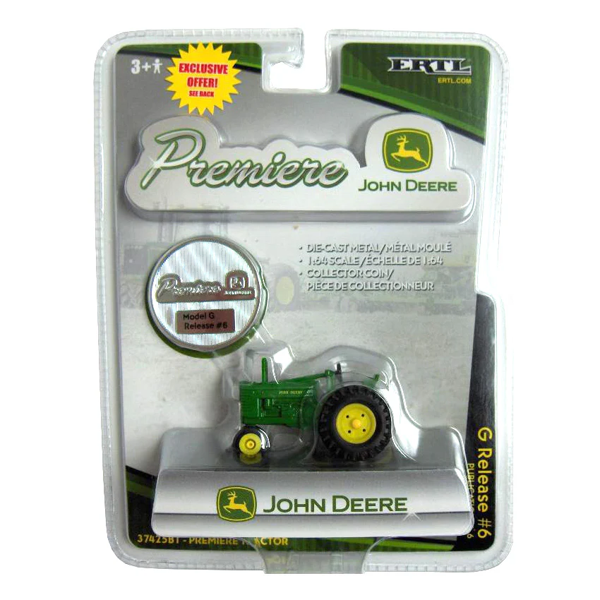 1/64 John Deere G Styled Tractor, #6 in 2nd Premiere Series by ERTL