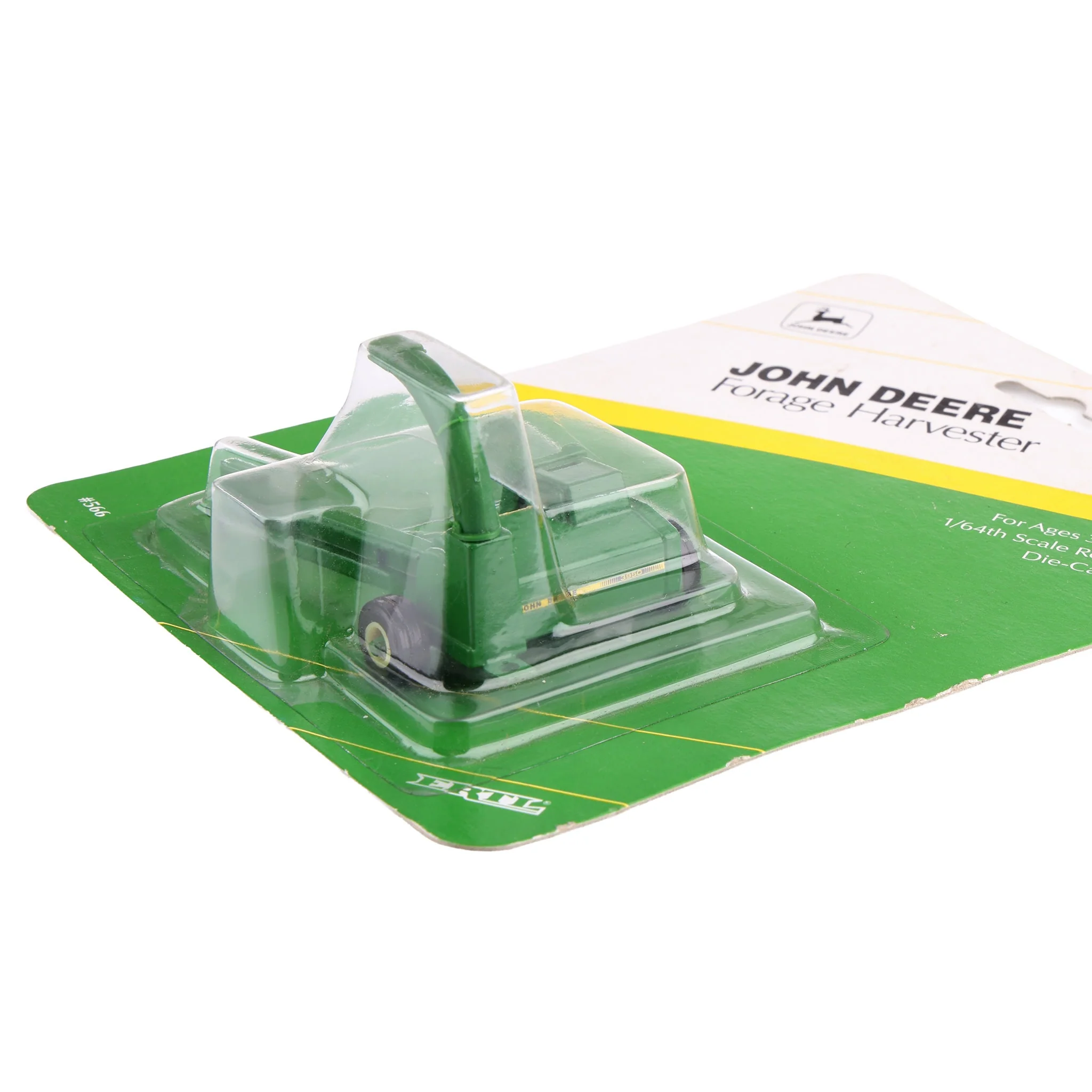 1/64 John Deere Harvester with Green Head & Spout by ERTL - Image 3