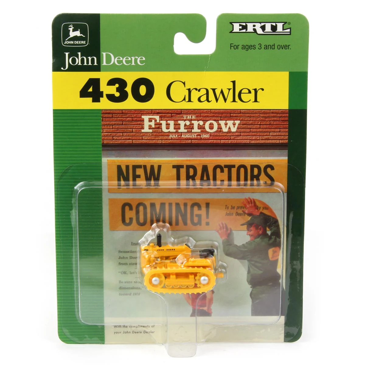 1/64 John Deere Industrial 430 Crawler, Furrow Edition, by ERTL