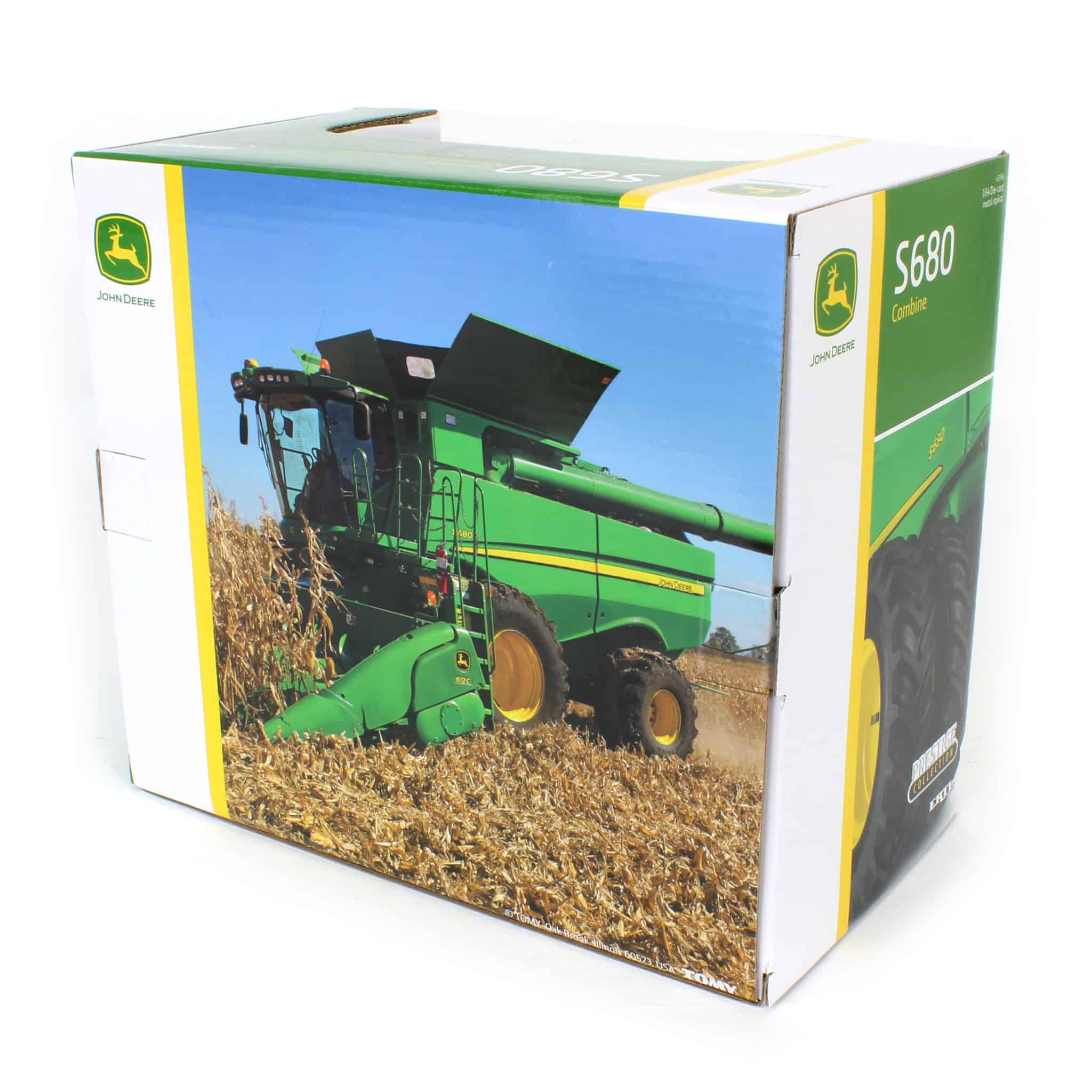 1/64 John Deere S680 Combine with Corn Head & Grain Head, ERTL Prestige Collection - Image 13