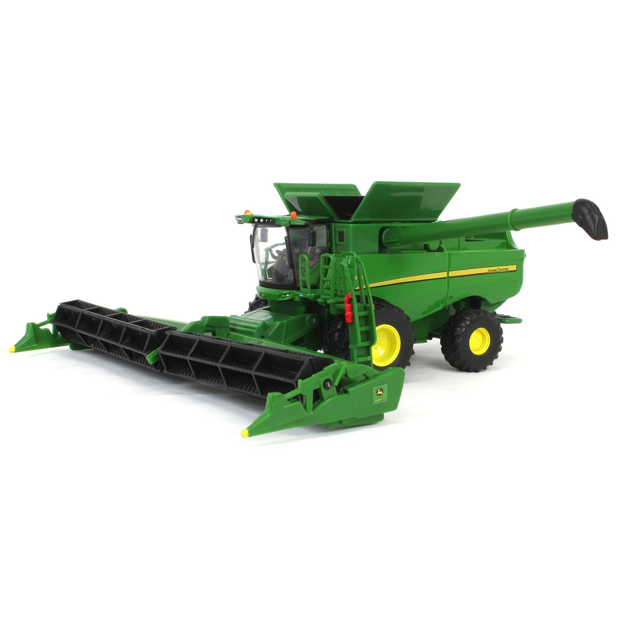 1/64 John Deere S680 Combine with Corn Head & Grain Head, ERTL Prestige Collection - Image 2