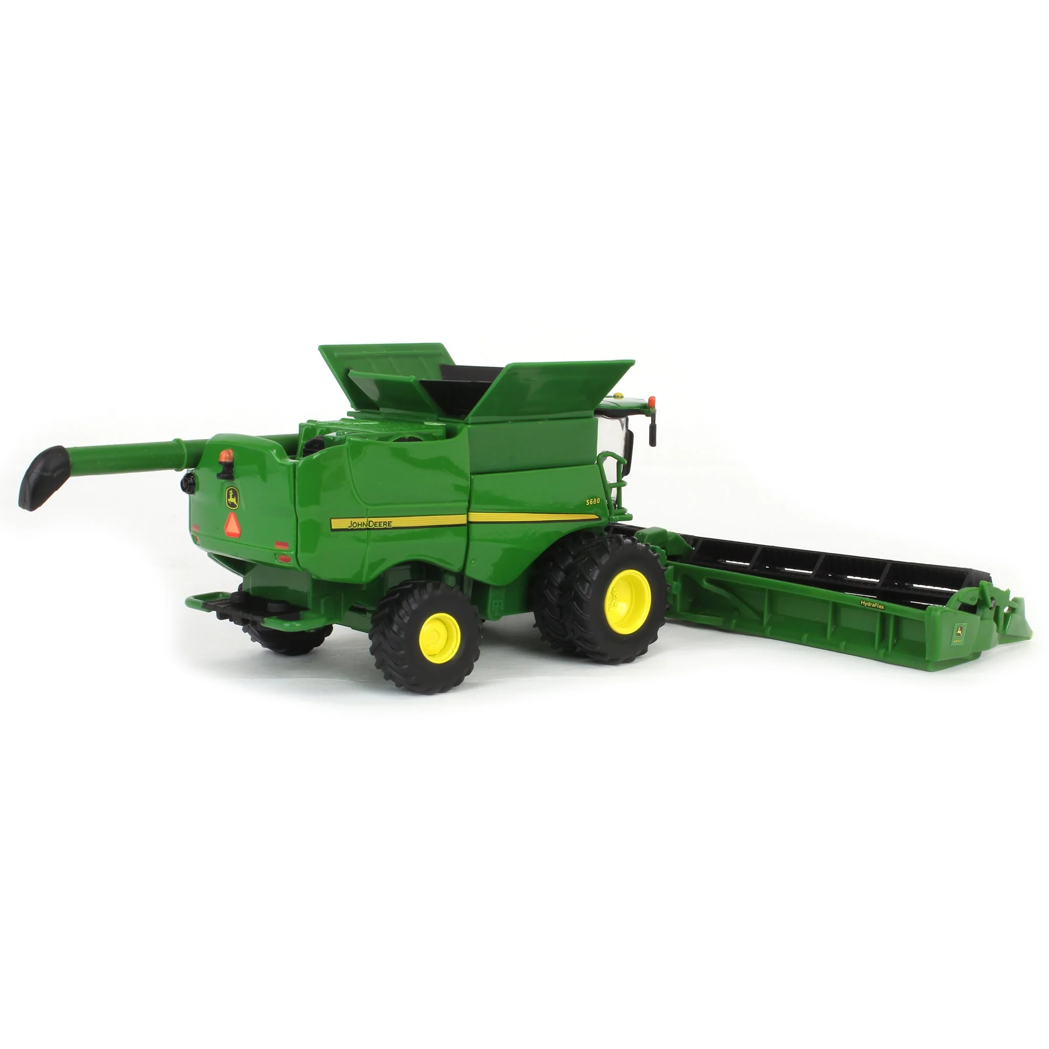 1/64 John Deere S680 Combine with Corn Head & Grain Head, ERTL Prestige Collection - Image 4