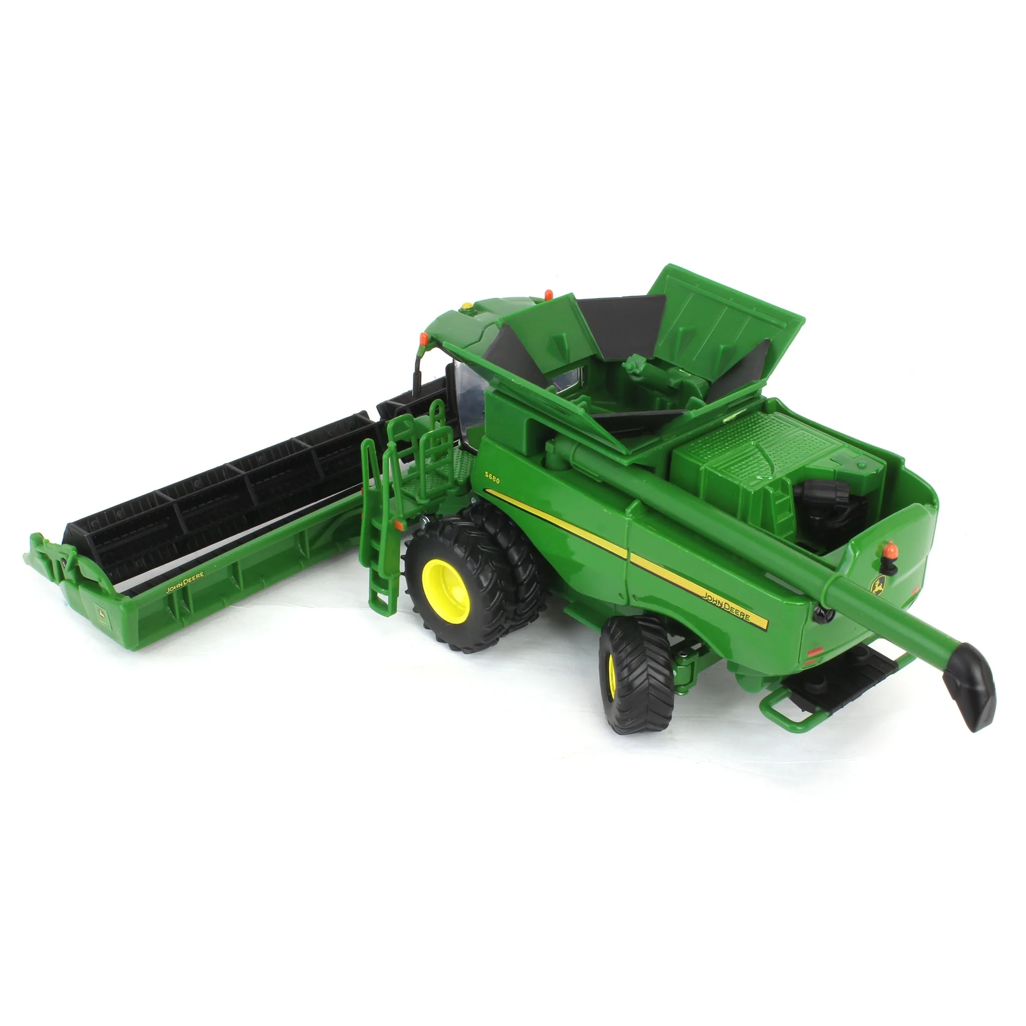 1/64 John Deere S680 Combine with Corn Head & Grain Head, ERTL Prestige Collection - Image 5