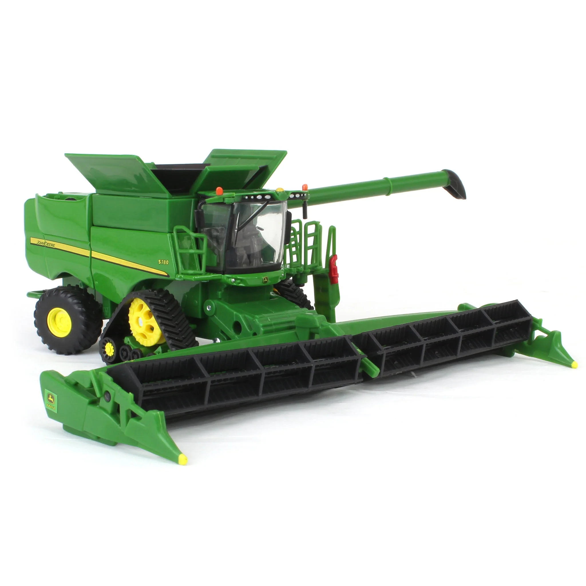 1/64 John Deere S780 Tracked Combine with Corn Head & Grain Head, ERTL Prestige Collection - Image 2