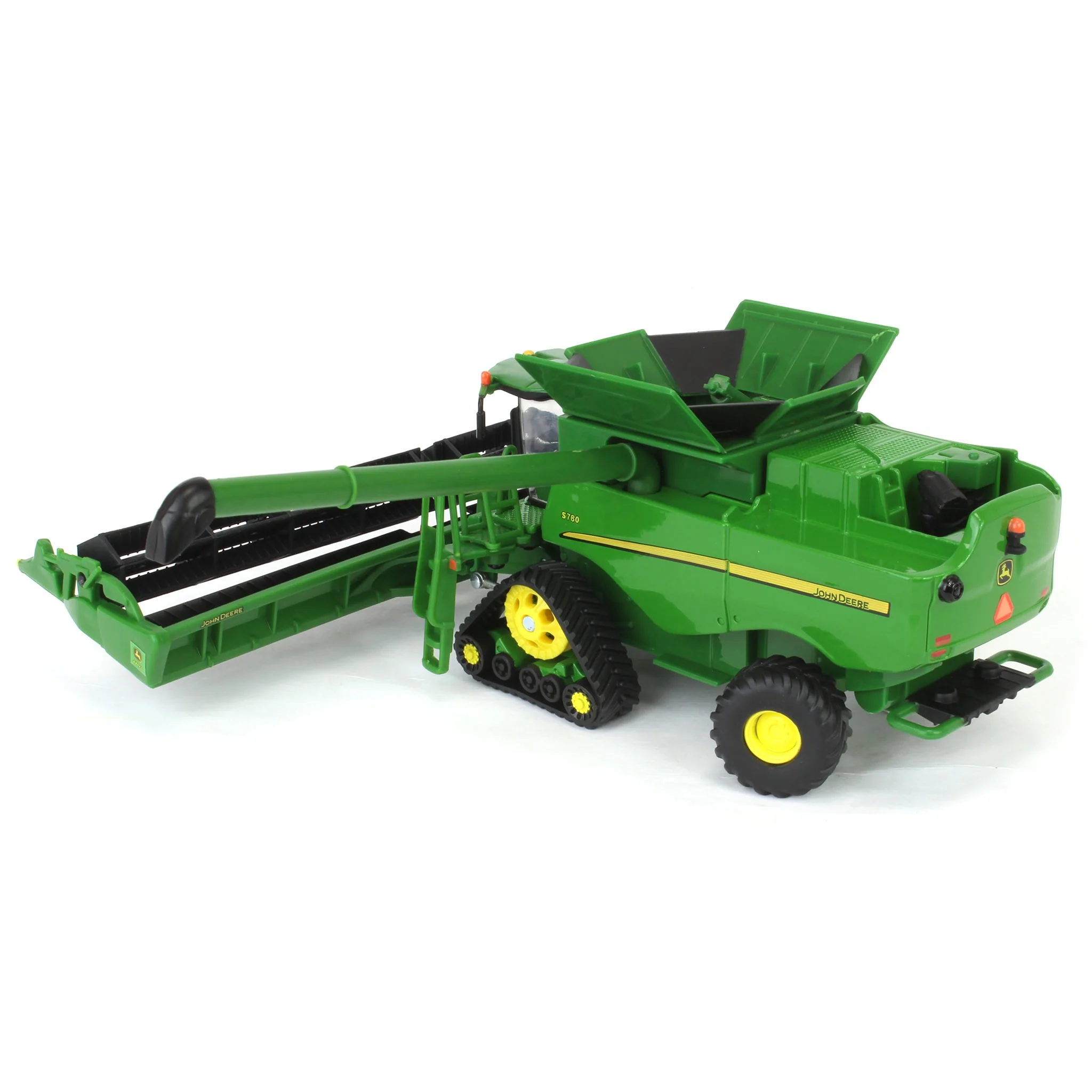1/64 John Deere S780 Tracked Combine with Corn Head & Grain Head, ERTL Prestige Collection - Image 4
