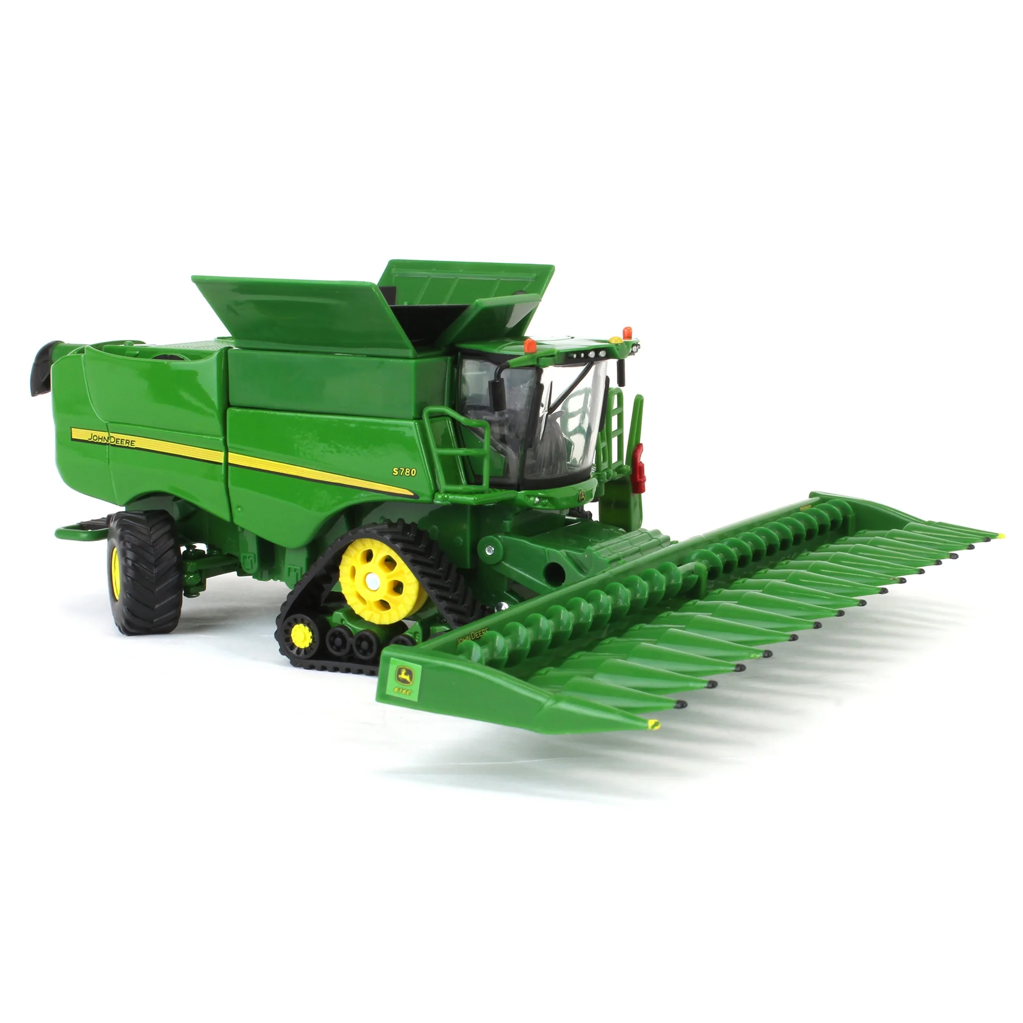 1/64 John Deere S780 Tracked Combine with Corn Head & Grain Head, ERTL Prestige Collection - Image 6
