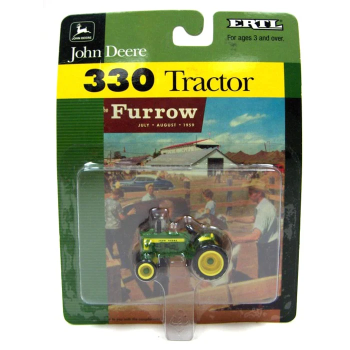1/64 John Deere Styled 330 Wide Front Tractor, The Furrow Series, by ERTL