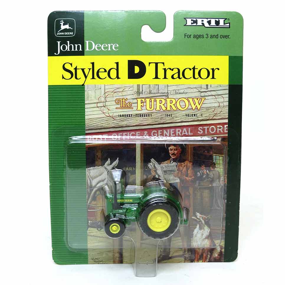 1/64 John Deere Styled D Tractor, The Furrow Series by ERTL - Image 5