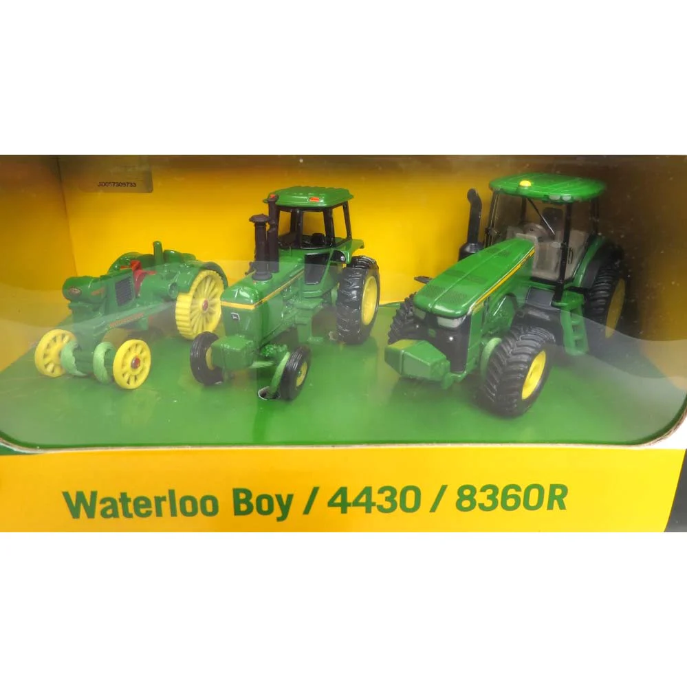 1/64 John Deere Waterloo Works 3 Piece Tractor Set with Waterloo Boy, 4430 & 8360R by ERTL - Image 3